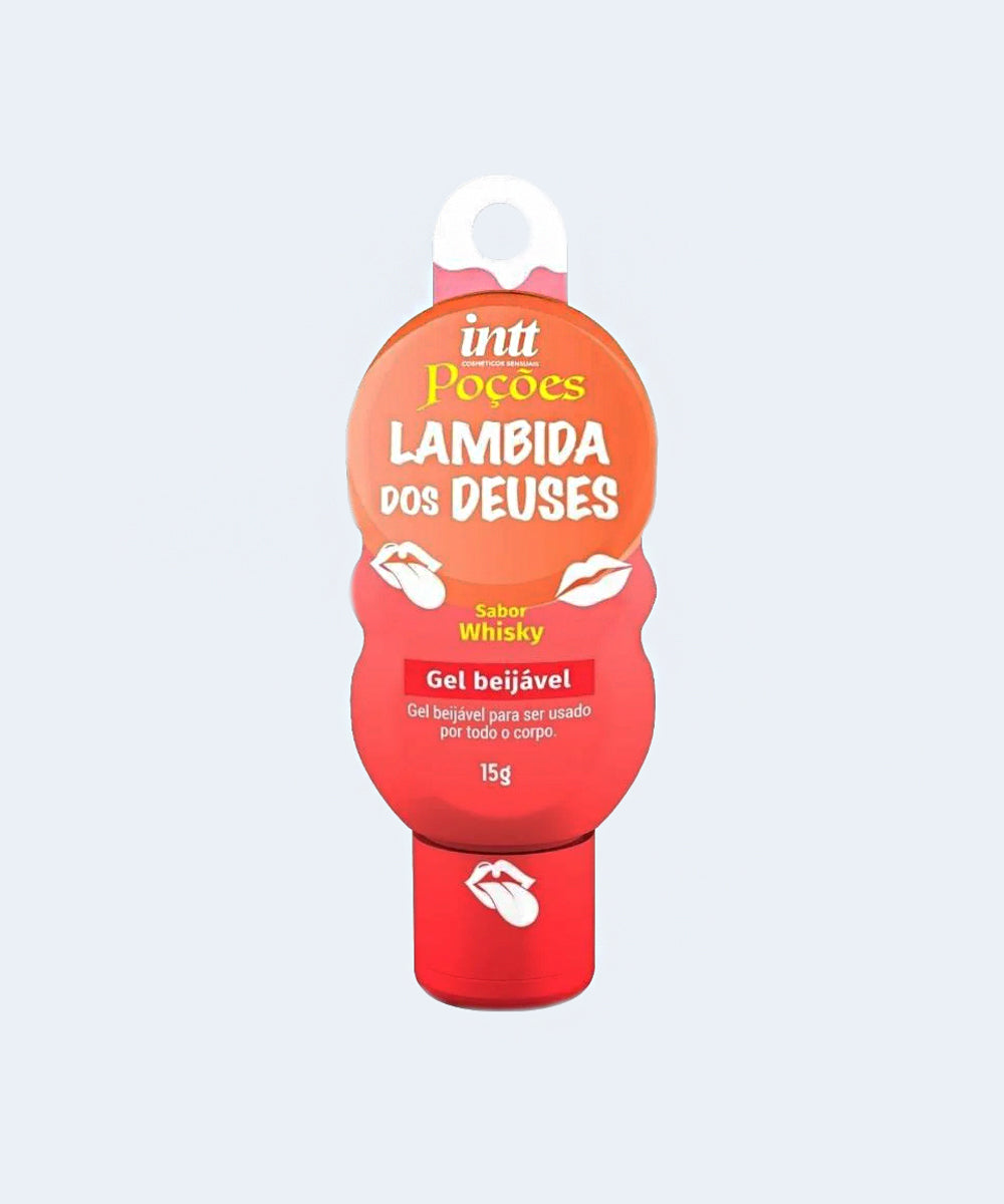 Poção Lambida dos Deuses Sabor Whisky Gel Beijavel e com Efeito Quente - INTT